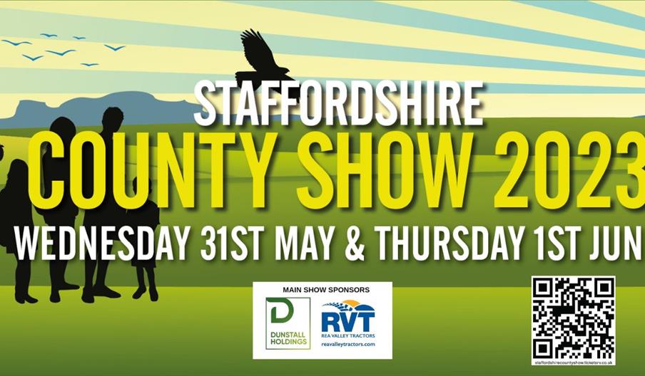 Graphic depicting Staffordshire County Show 2023