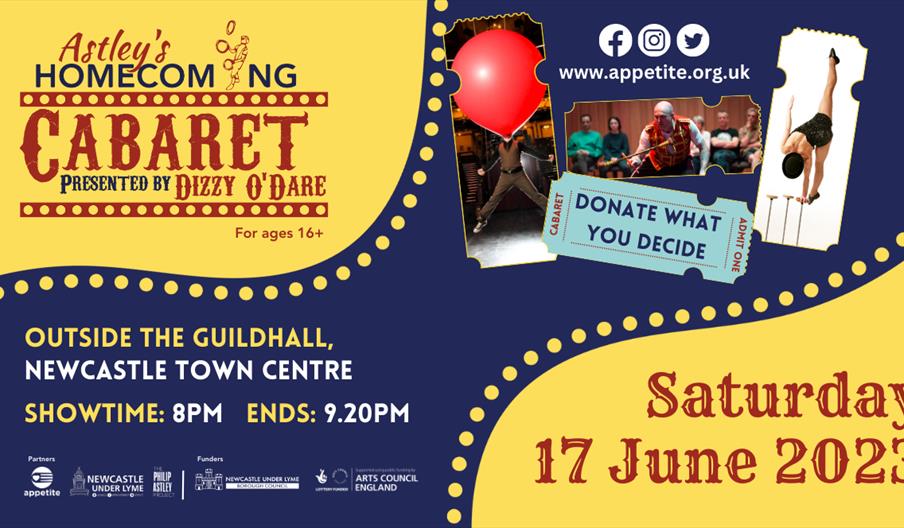 Astley's Homecoming Cabaret Presented by Dizzy O Dare