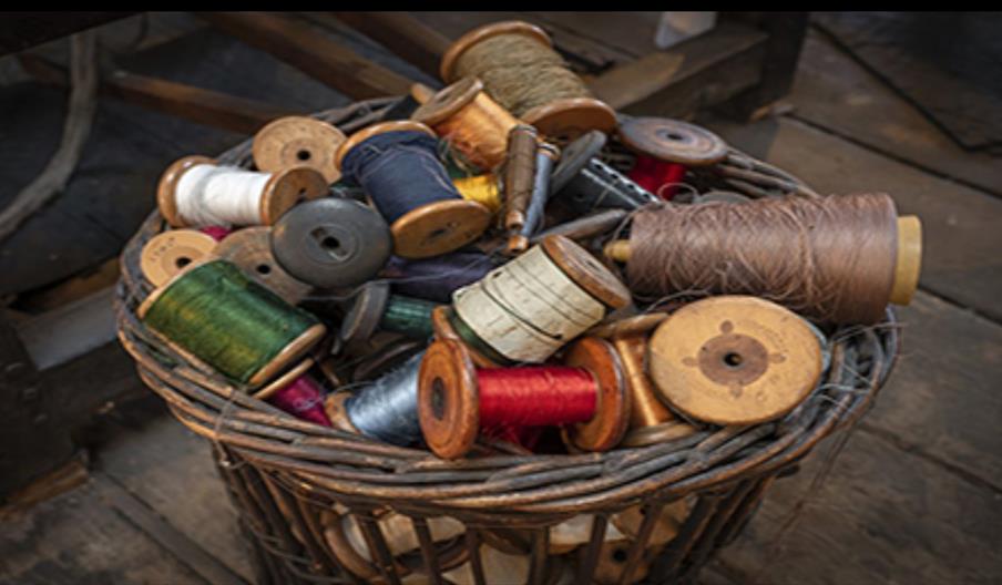 A basket of bobbins