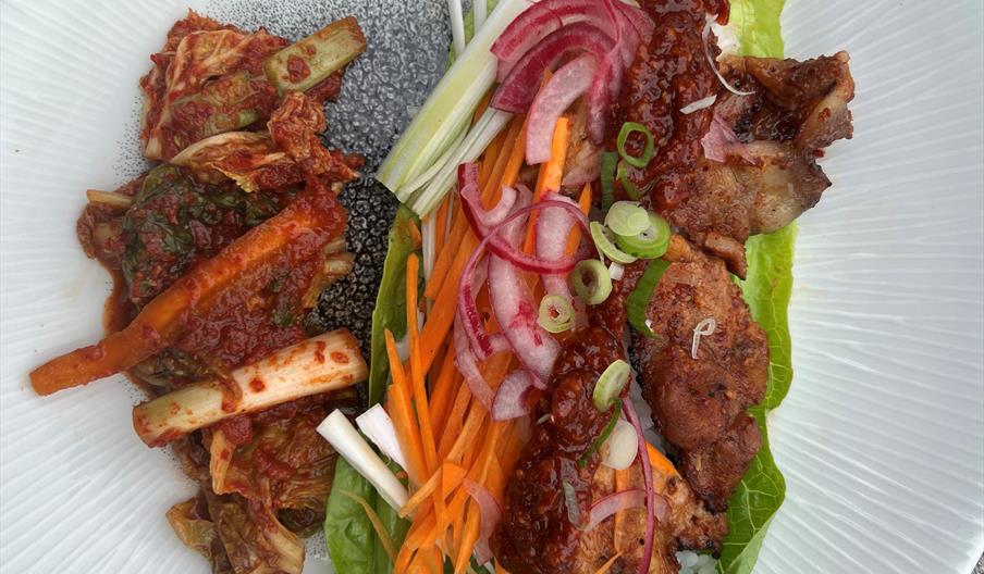 photo of delicious far east cusine