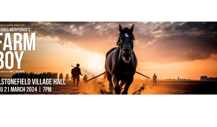 image of war horse and soldiers