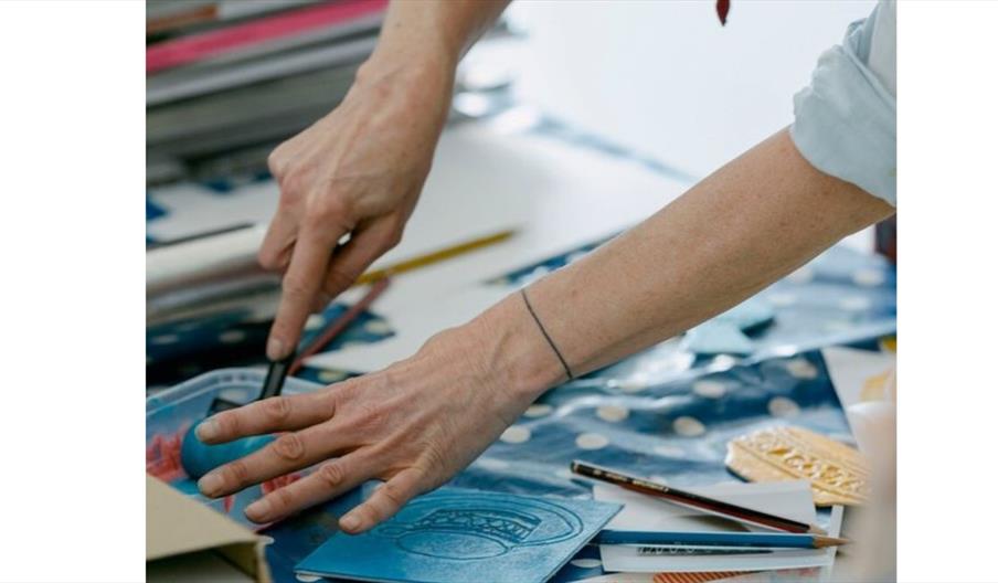 image of print rolling