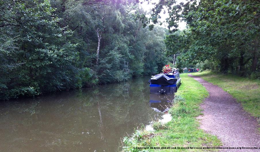 Fradley Junction, Staffordshire is an ideal spot for a relaxing, canalside walk. Image: Andrew Abbott.