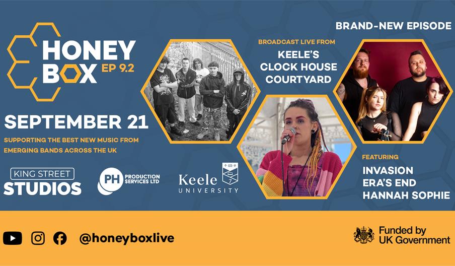 Honey Box Live at Keele Clock House Courtyard