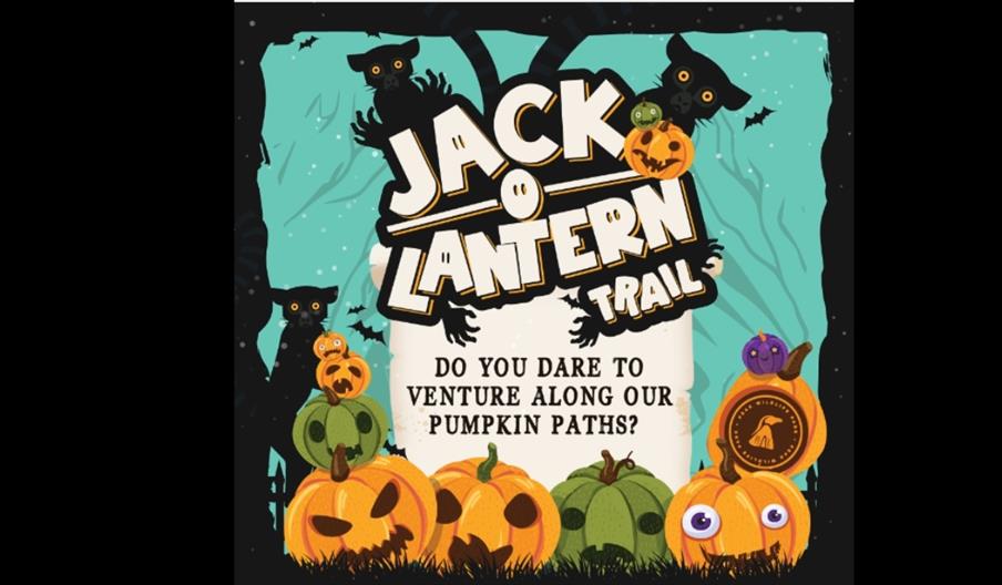 image of cartoon pumpkins and Jack 'o' Lantern Trail
