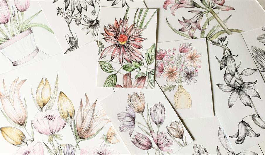 Kate Dawes: Pen Drawing and Watercolour Painting for Wellness Workshop
