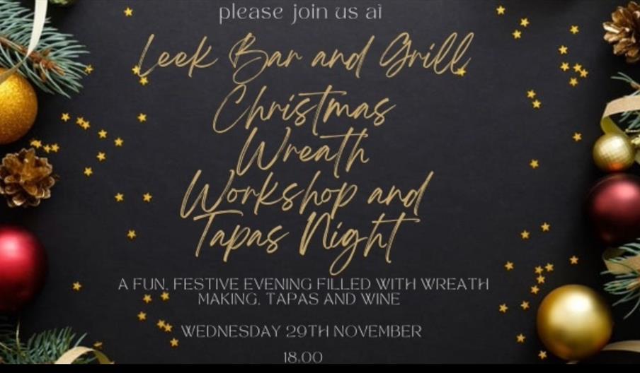 Christmas Wreath Workshop & Tapas