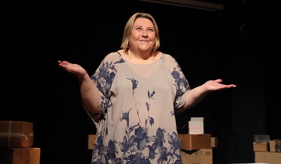 Joann Condon on stage