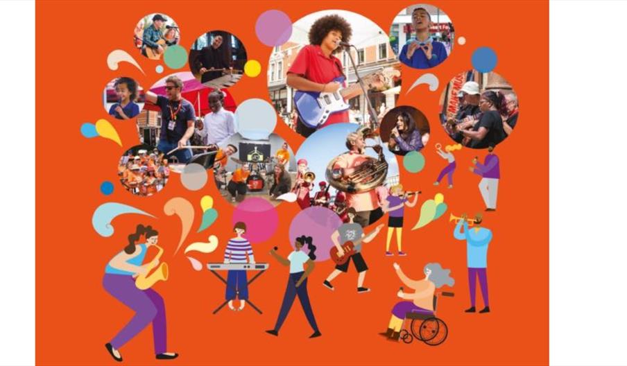 image of multiple musicians