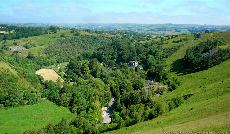 Overlooking the Manifold Valley, Staffordshire. Image: Mark Percy.