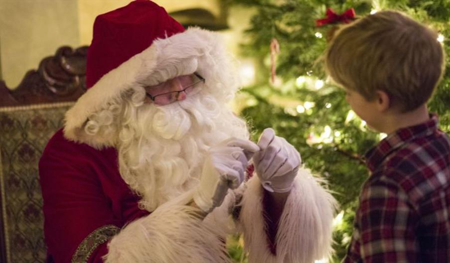 Santa with a child