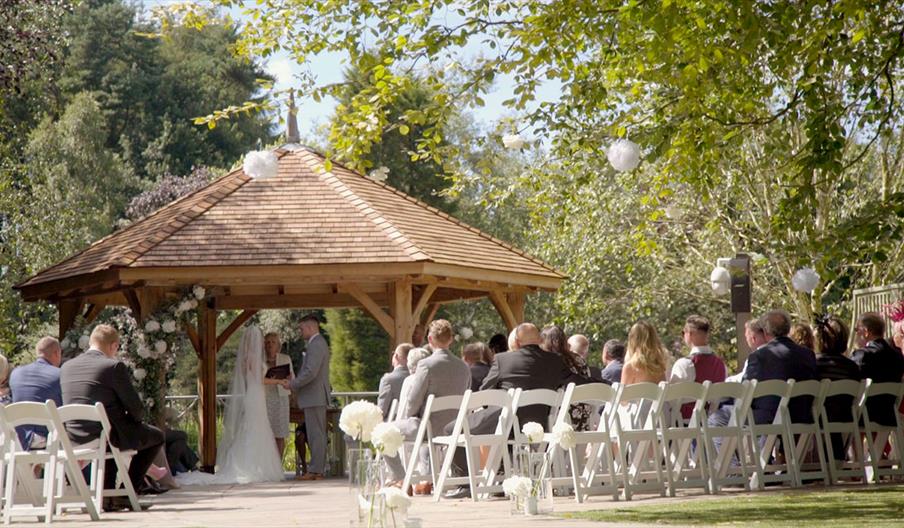 Outside Wedding Venue