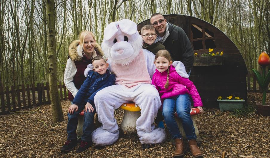 Find the Easter Bunny at National Forest Adventure Farm, Staffordshire