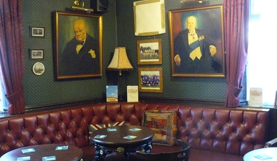 inside interior of one of the pubs in Leek