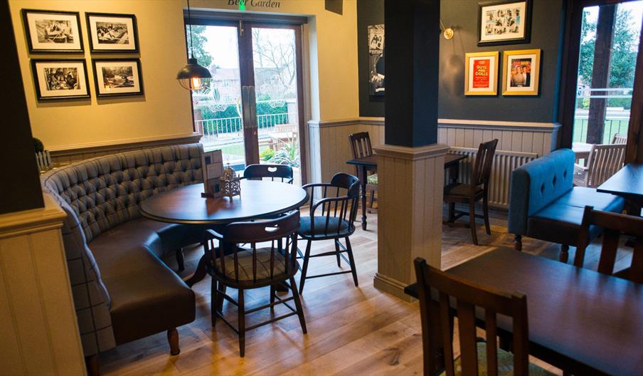 The bar area