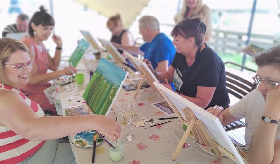 Prosecco & Paint - Autumnal Art