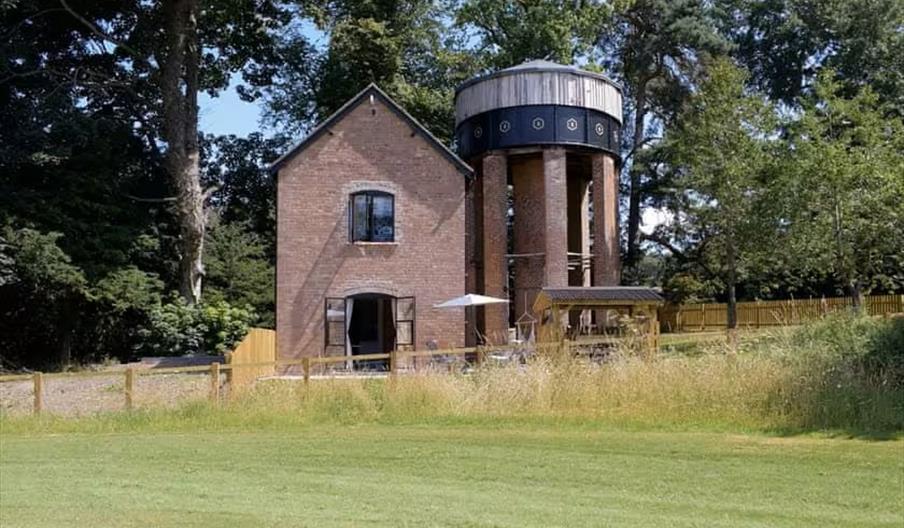 picture of the outside of the Pump House
