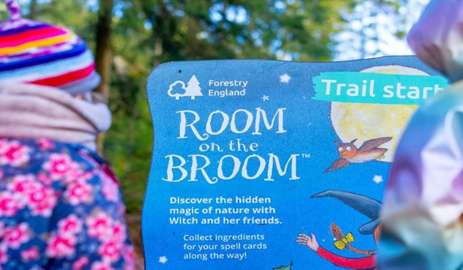 Room on the broom trail poster