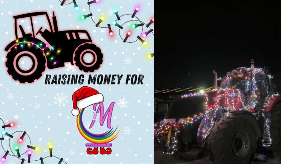 Shakes on the rocks Christmas tractor run 2025