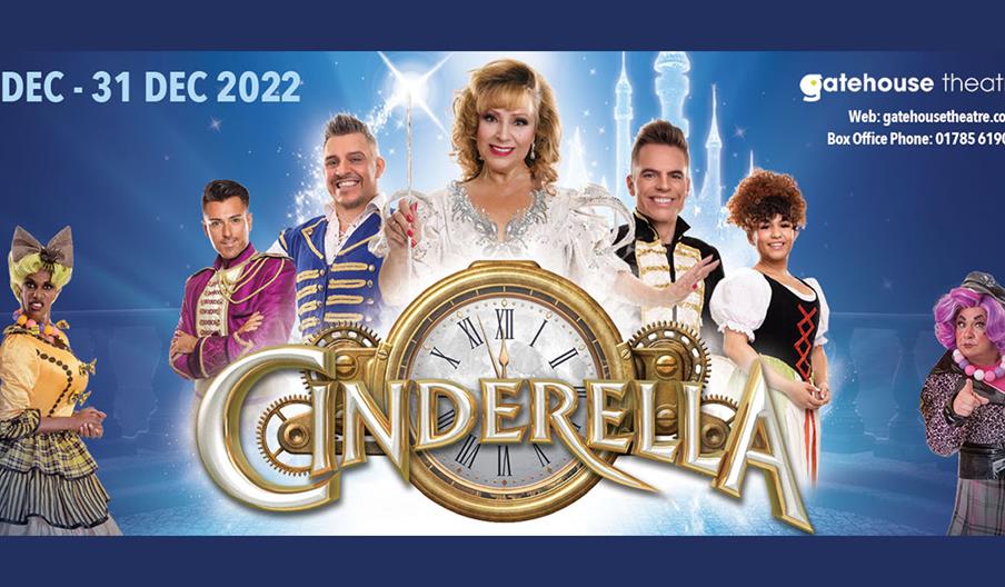 Cinderella at Stafford Gatehouse Theatre. The pantomime for 2022.