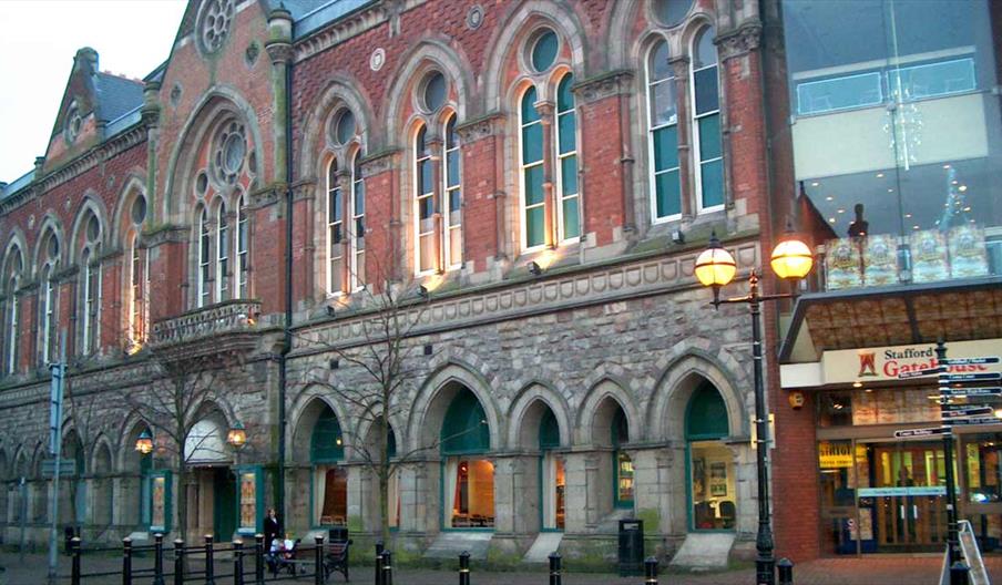 Outside the Stafford Gatehouse Theatre