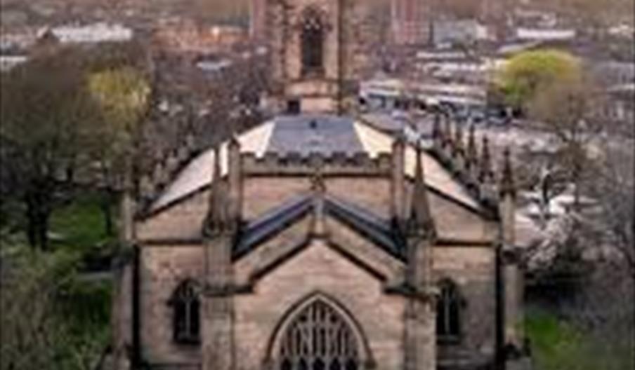 Stoke Minster from above