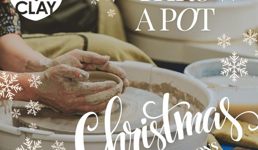 Christmas Throw a Pot