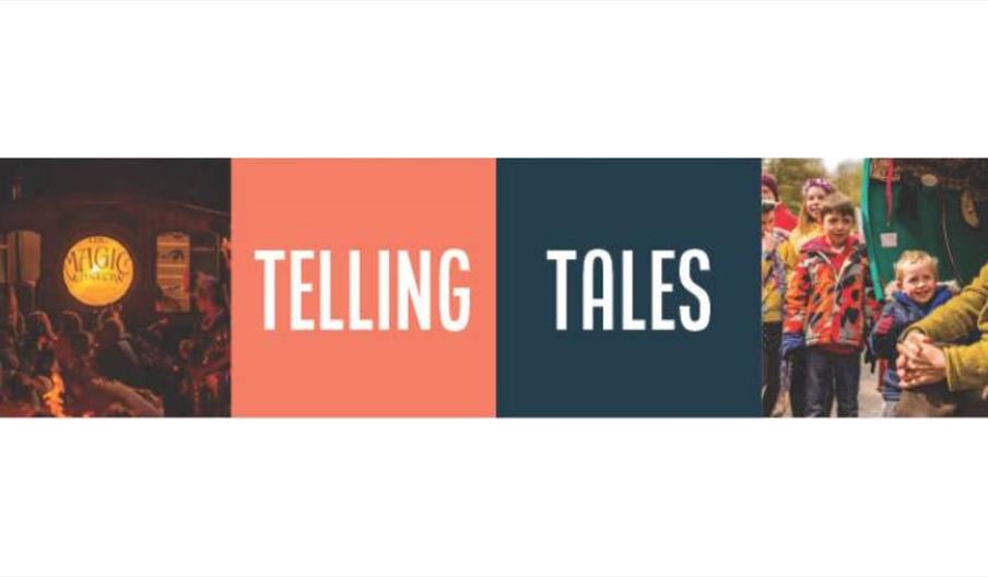 images of Storyteller Ian Douglas and shadow puppeteer Jo Douglas
