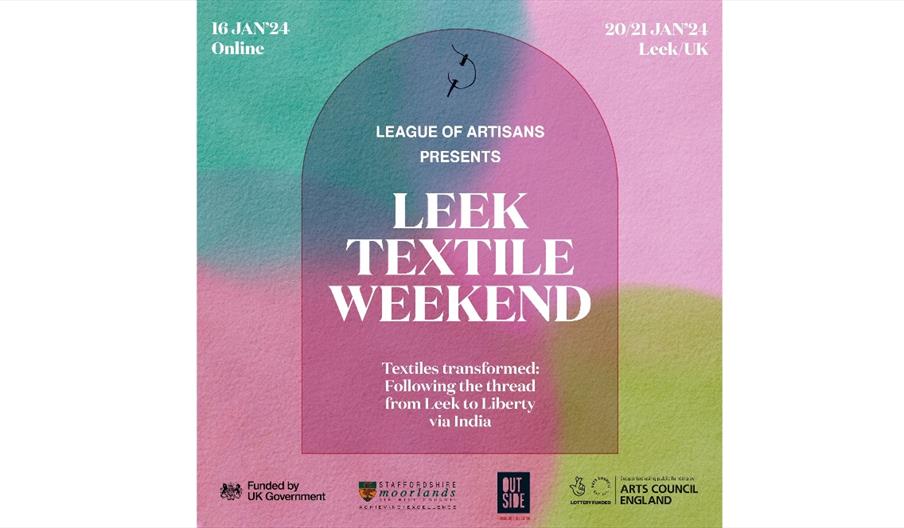 Poster for Leek Textile Weekend