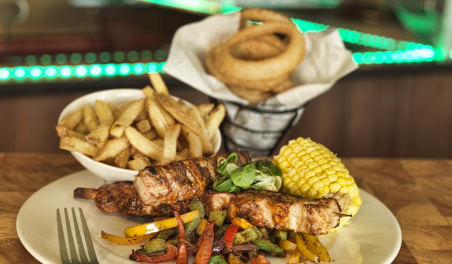 From the menu Chicken Skewer dish