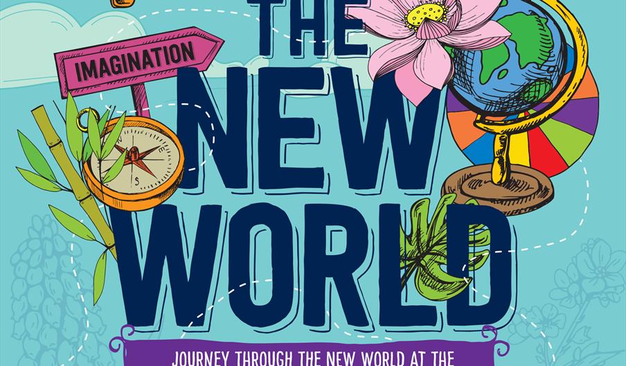 Poster promoting the New World adventures event at the National Arboretum