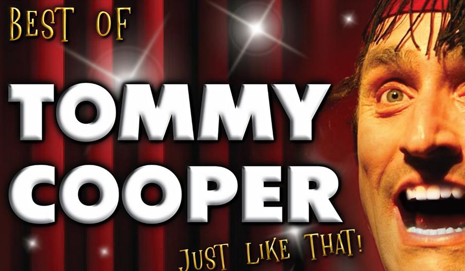 Tommy Cooper on stage