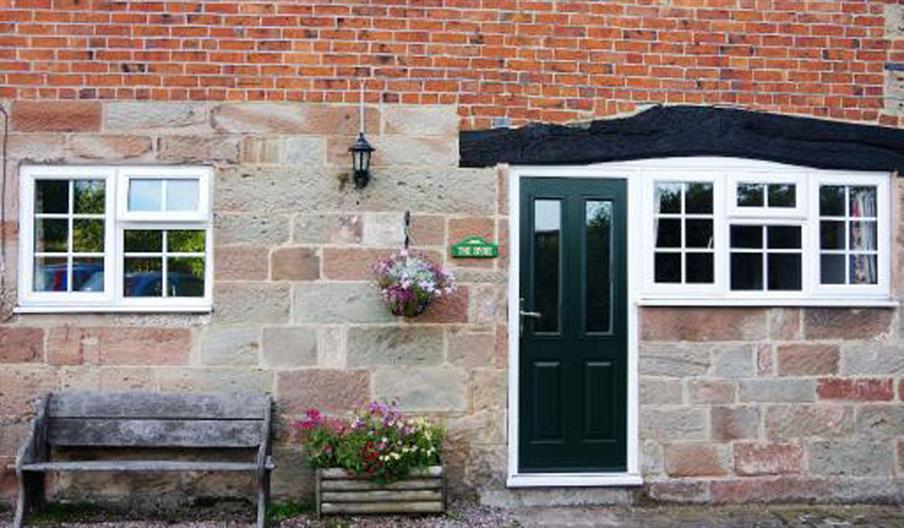 Front Door of Tythe Barn House