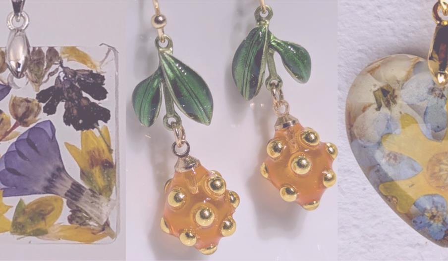 UV Resin Pendant Workshop at Bolton Gate Arts