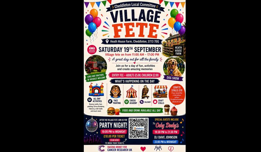 Cheddleton Village Fete & Party Night