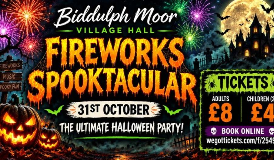 Biddulph Moor Firework Spooktactular