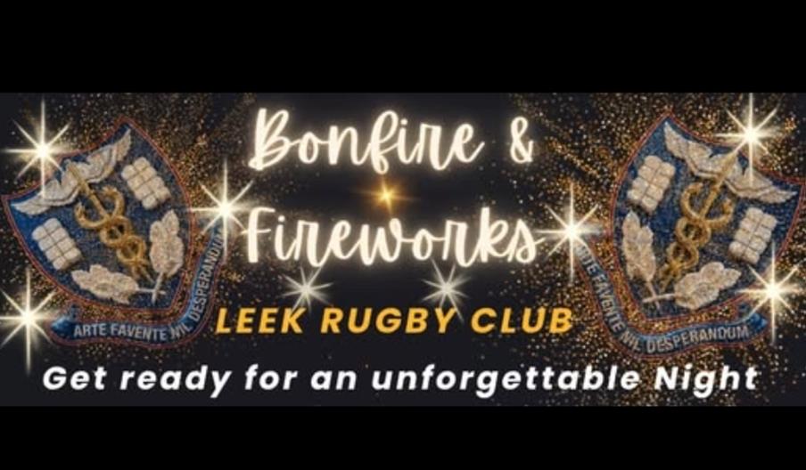 Bonfire & Fireworks at Leek Rugby Club
