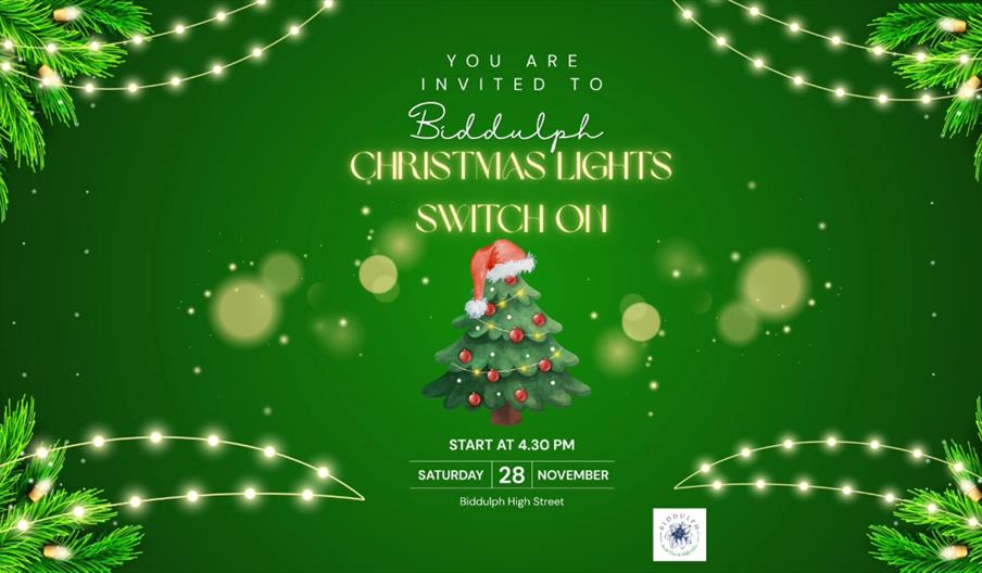 Biddulph Christmas Lights Switch On