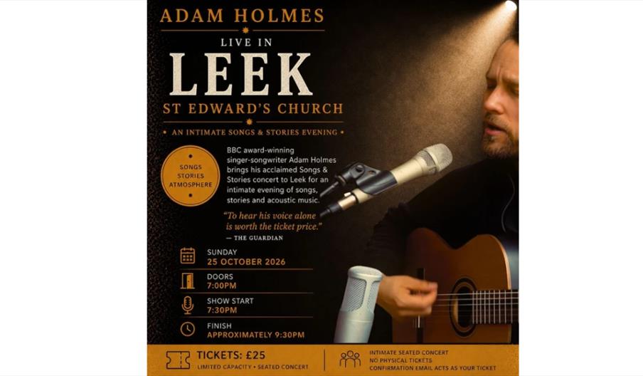 Adam Holmes live in Leek