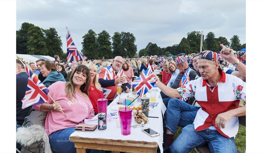 A picture of people at Lichfield Proms
