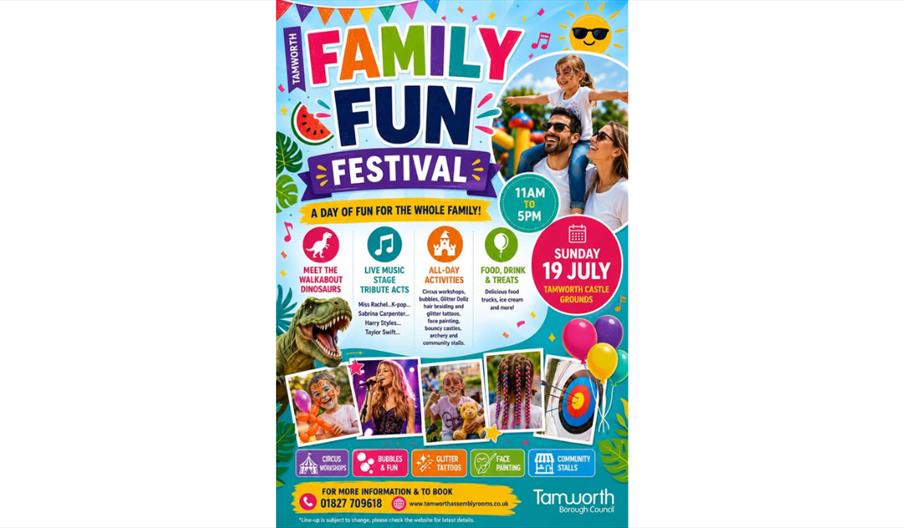 Family fun festival poster