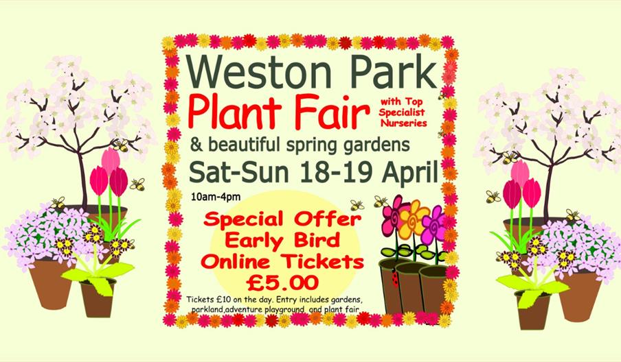 Weston Park Plant Fair poster