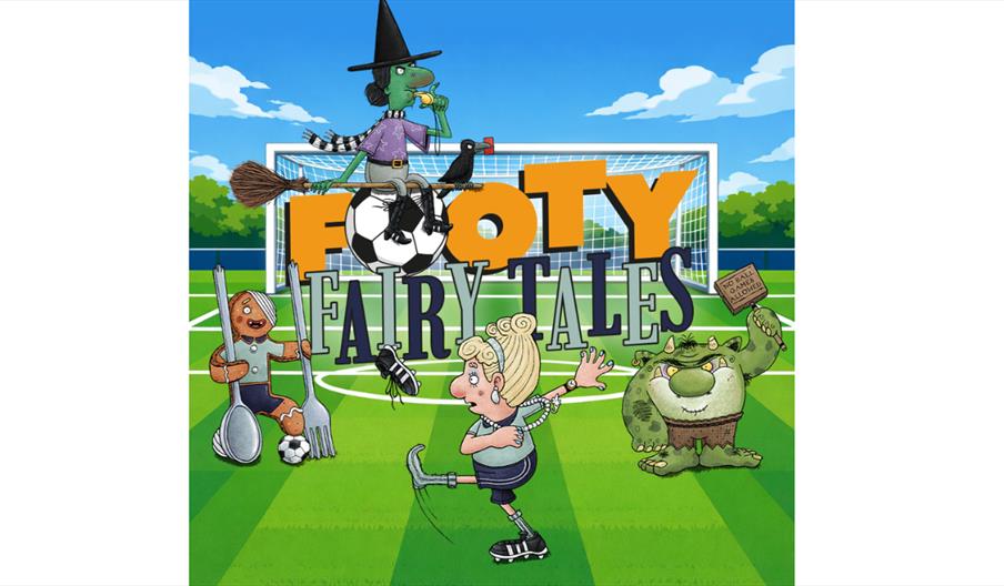 Footy Fairytale Characters playing football