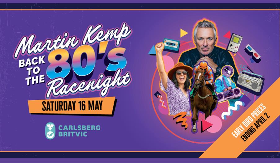 Martin Kemp Back to the 80's Racenight
