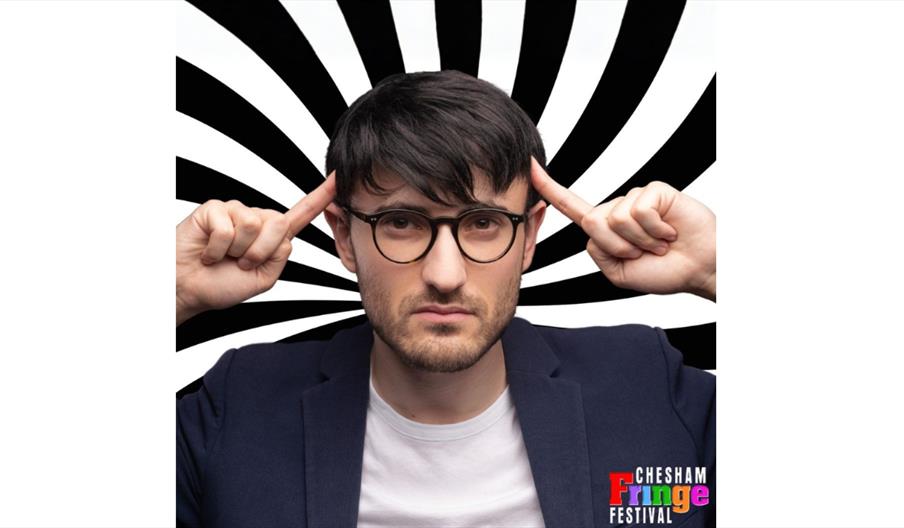 Daniel Sinclair stage hypnosis and mind reading show promotional image