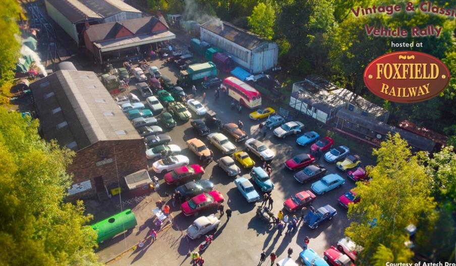 Drone image of the rally from Aztec Drones