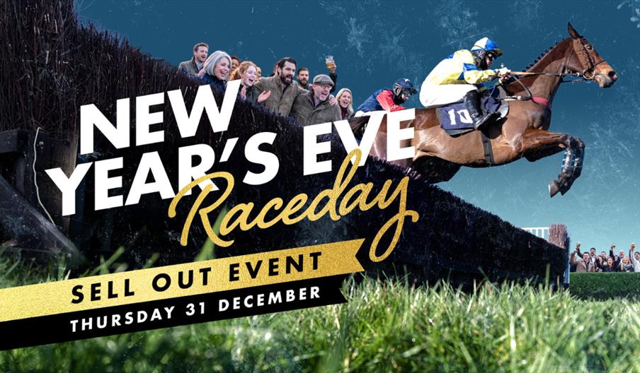 Horse racing at the New Year’s Eve Raceday event.