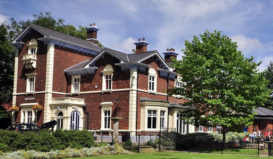 The beautiful Brampton Museum in Newcastle-under-Lyme, Staffordshire