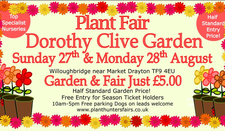 Summer plant fair at Dorothy Clive Garden