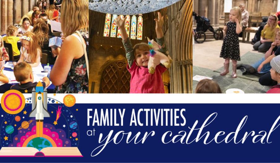 Half term activities at Lichfield Cathedral, Staffordshire